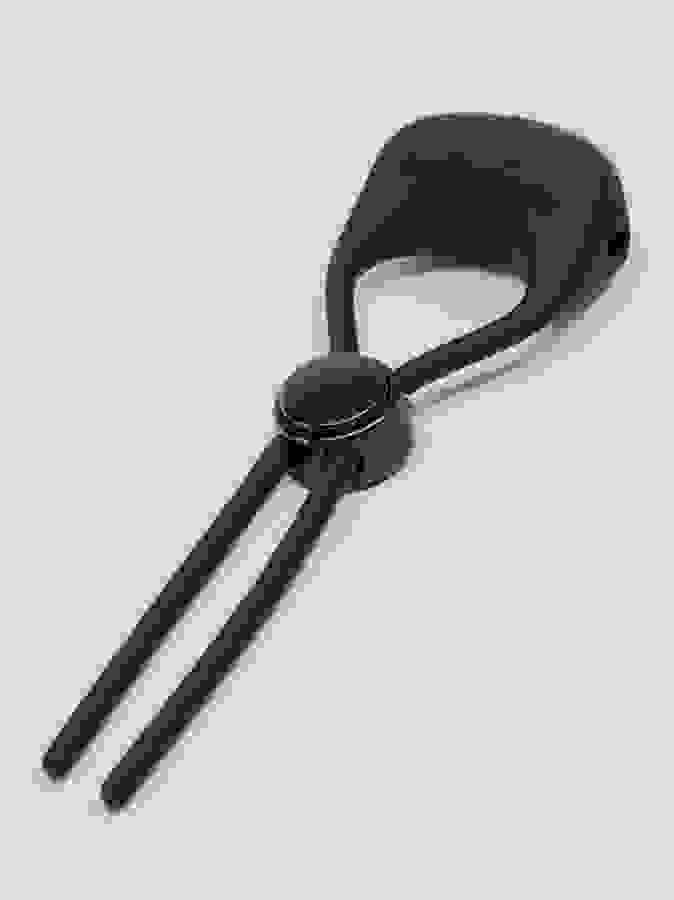 Lovehoney Mega Boost Vibrating Adjustable Cock Ring, Black, hi-res